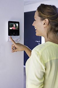 Μόνιτορ Θυροτηλεόρασης Έγχρωμο Somfy V100 Λευκό