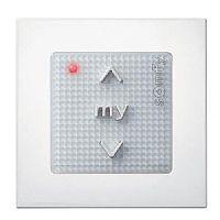 Διακόπτης επιτοίχιος ασύρματος RTS Somfy 1 καναλιού λευκό