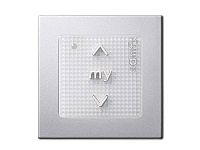 Διακόπτης επιτοίχιος ασύρματος RTS Somfy 1 καναλιού ασημί