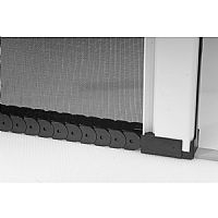 Σήτα συρόμενη με ίσιο πανί και ερπύστρια μονόφυλλη 1400Χ2200