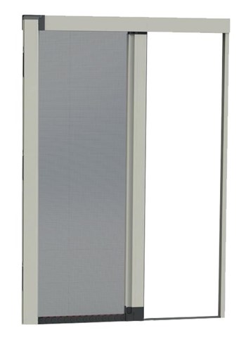 Σήτα συρόμενη με ίσιο πανί και ερπύστρια μονόφυλλη 1000Χ2400