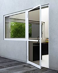 Σήτα αλουμινίου ανοιγόμενη μονόφυλλη 1000Χ2200