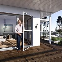 Σήτα αλουμινίου ανοιγόμενη μονόφυλλη 1200Χ2400