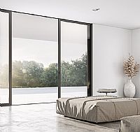 Συρόμενο ενεργειακό μονόφυλλο χωνευτό τζάμι(μόνο)