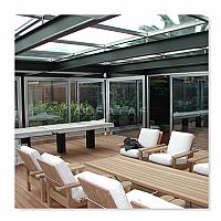 Συρόμενο ενεργειακό δίφυλλο χωνευτό τζάμι(μόνο)