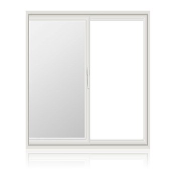 Συρόμενο μονόφυλλο χωνευτό τζάμι(μόνο)