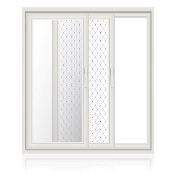 Συρόμενο μονόφυλλο χωνευτό τζάμι-σήτα