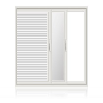 Συρόμενο ενεργειακό μονόφυλλο χωνευτό τζάμι-πατζούρι