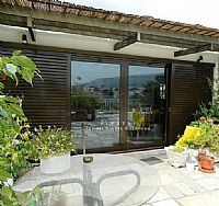 Συρόμενο ενεργειακό δίφυλλο χωνευτό τζάμι-πατζούρι